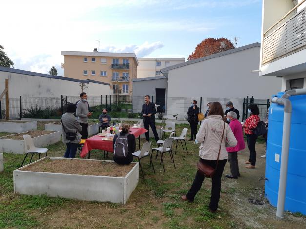 INAUGURATION D’UN JARDIN PARTAGÉ